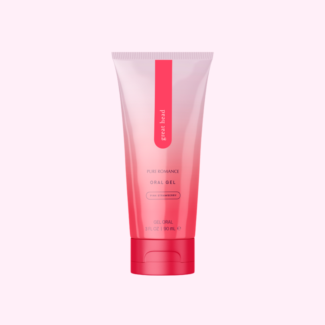 Great Head Pink Strawberry - Pure Romance Great Head Gel